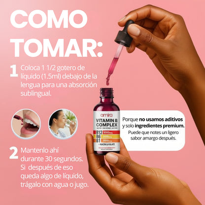 Amira® Vitamina B en Gotas 5 en 1